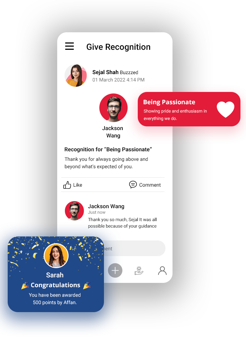 Drive social recognition